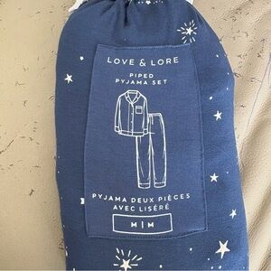 Love & Lore Piped Pajama Set
